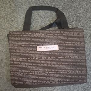 Bare Escentuals San Francisco Travel Brown Cosmetic Tote